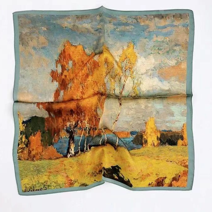 【柏依】70cm夏季春夏秋韩版围脖护颈洋气披肩百搭头巾装饰薄款气质