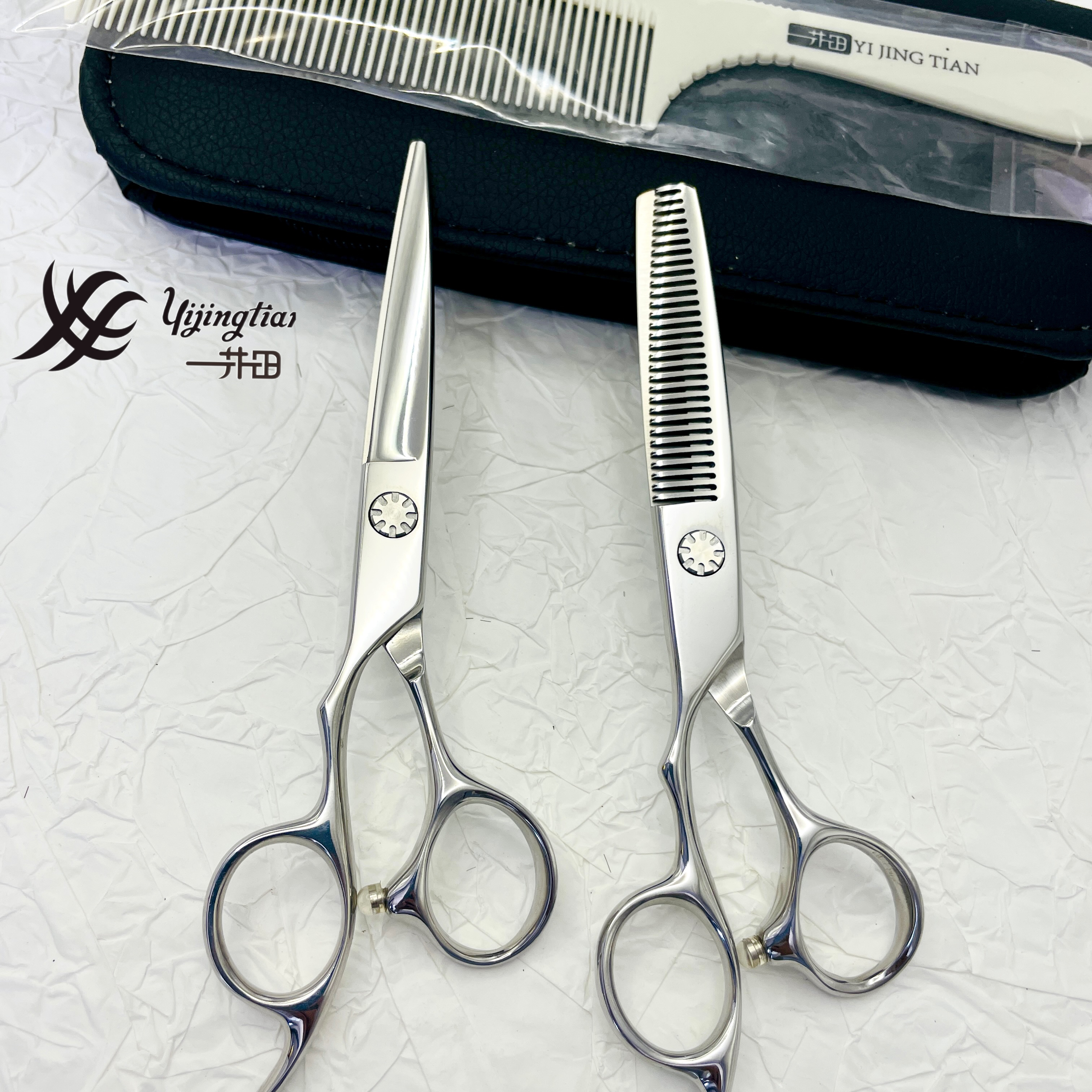 左手理发剪 平剪 牙剪 发廊专用剪 发型师专用剪