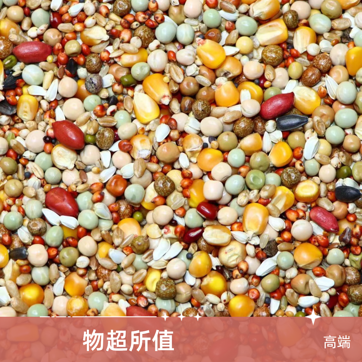 新鲜干净玉米丰富豆类津门赛得利、营养A粮9斤、信鸽元宝鸽粮