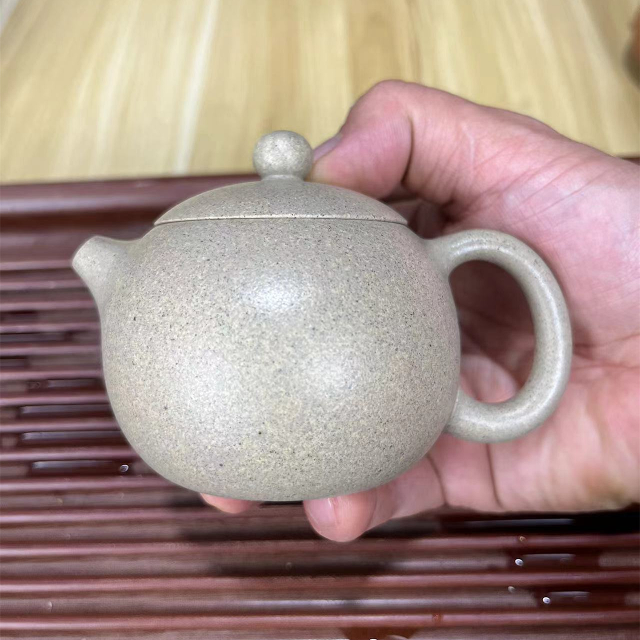 全手工段泥西施壶130毫升左右