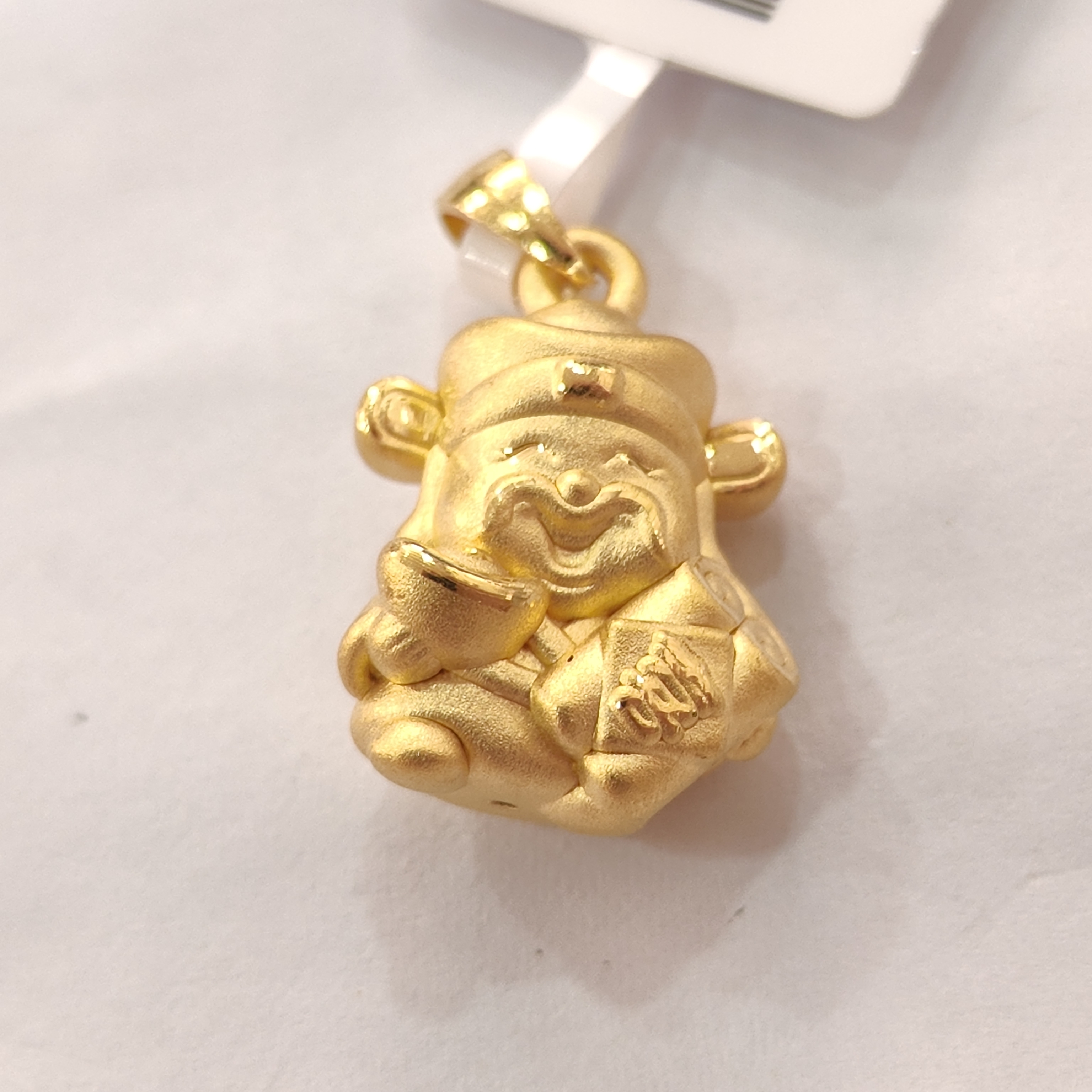 【莹莹专享】足金999饰品  财神吊坠  2.31 GP