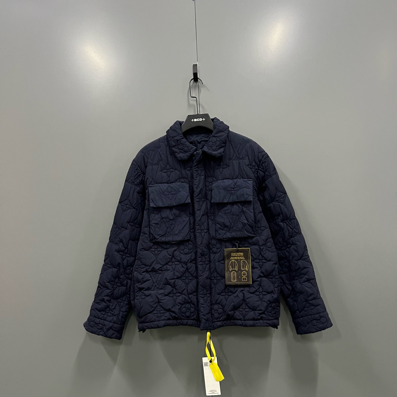 【XP】Louis Vuitton lv 藏蓝色压纹夹克 48码/95新/毒2889