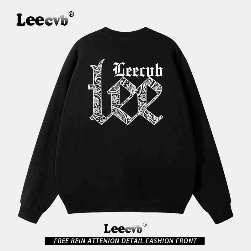 Leecvb官方联名|奥特莱斯|秋冬新款时尚流行情侣装卫衣男潮牌打底