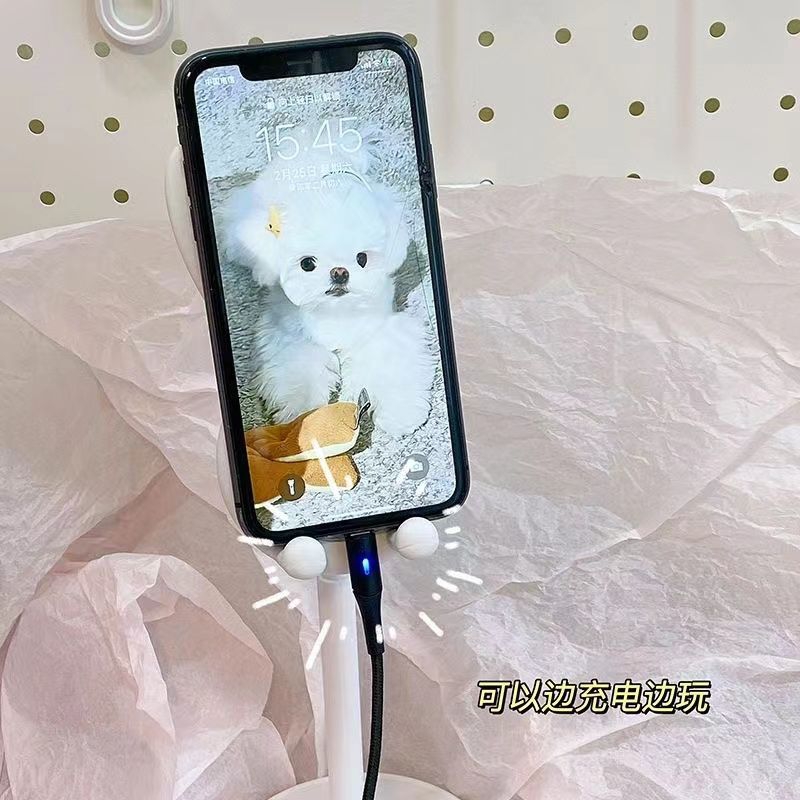 新店福利联系客服【好苹返1】新款ins风卡通萌趣小兔子支架懒人桌