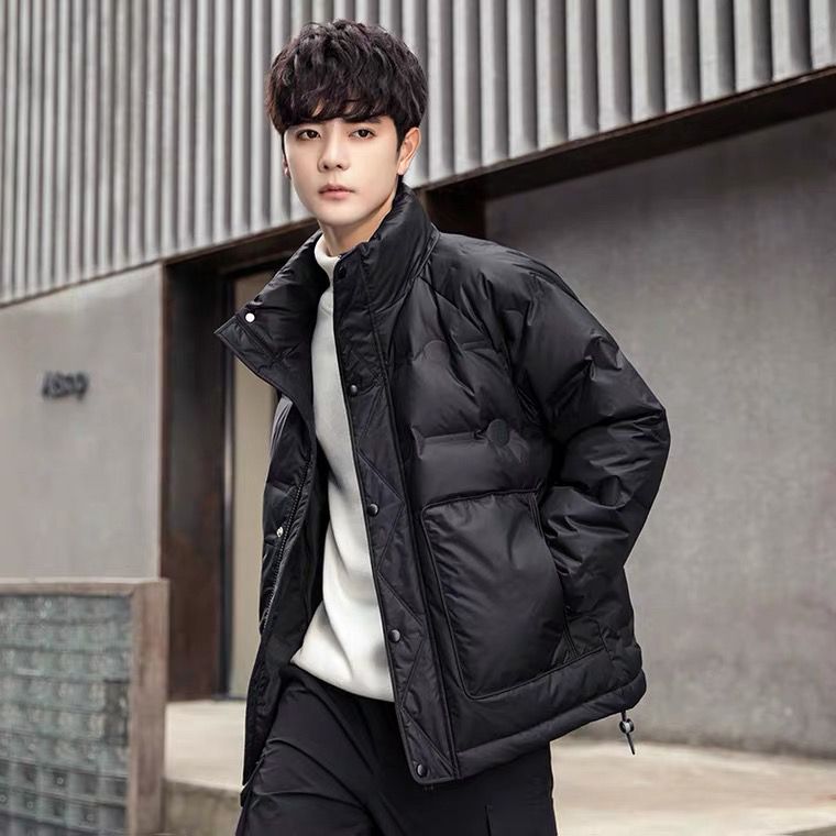 波司澄白鸭绒羽绒棉服男冬款韩版休闲百搭加厚保暖外套港风潮牌宽