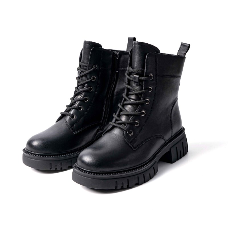 英伦风粗跟加绒时装女靴马丁靴CA-0661