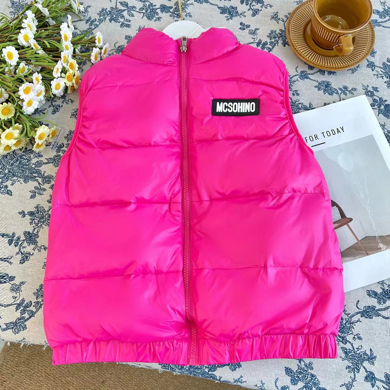 儿童2024冬季新款保暖羽绒马甲A3131