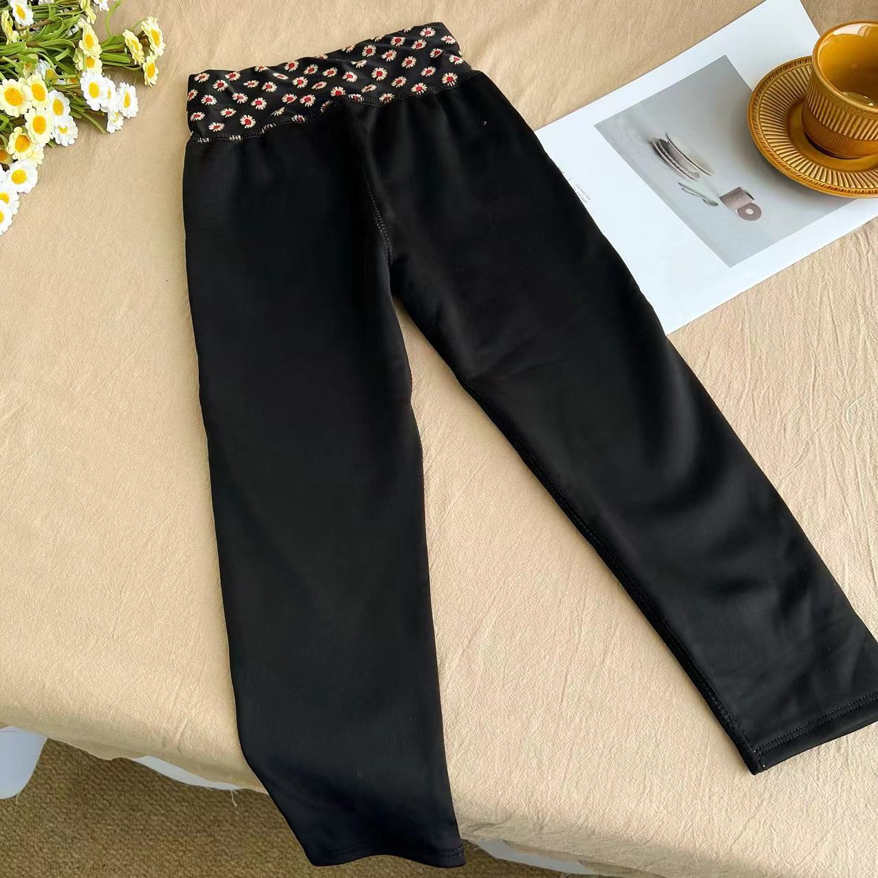 儿童2024冬季一体绒保暖棉裤A3287