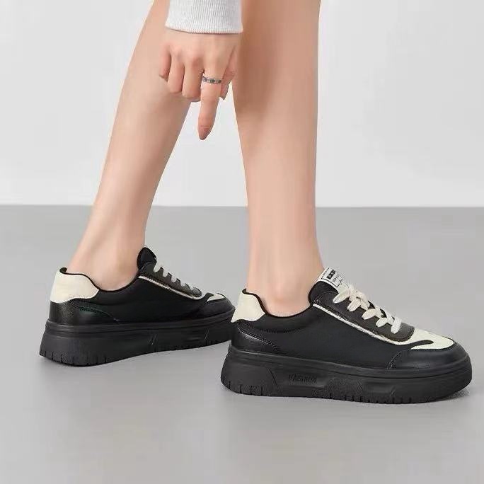 女士新款冬季新款加绒松糕底休闲鞋X6605-2