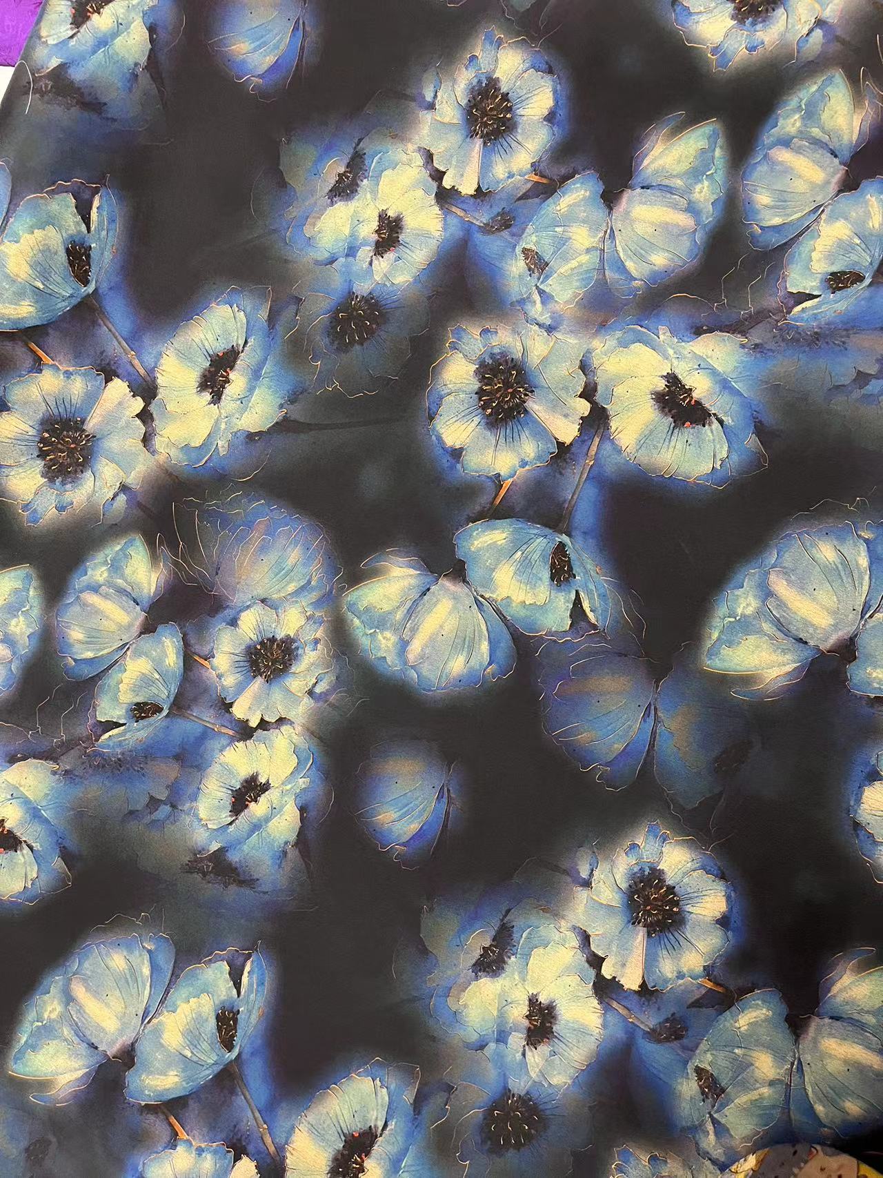 真丝桑蚕丝香云纱重缎皮子