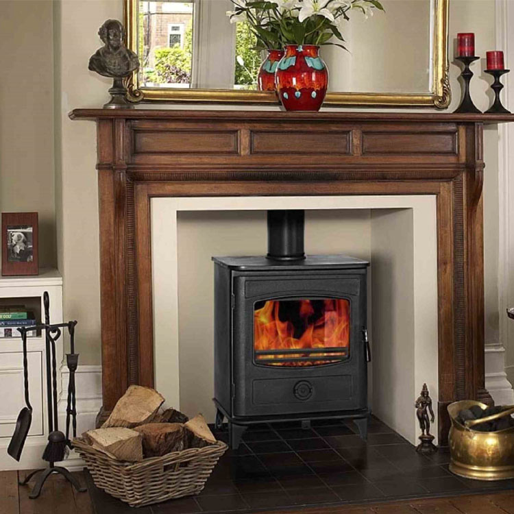 HiFlame格林910 燃木真火壁炉10kw 热辐射热对流 清洁燃烧