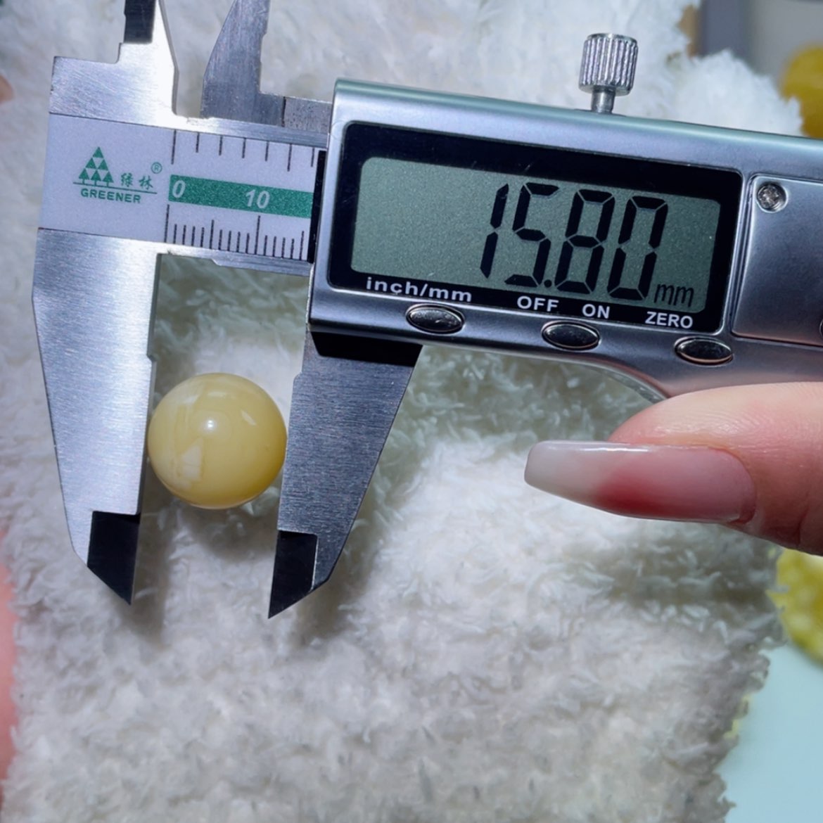 【闪购商品】琥珀裸石未镶嵌E***r白花蜡单珠2.1克