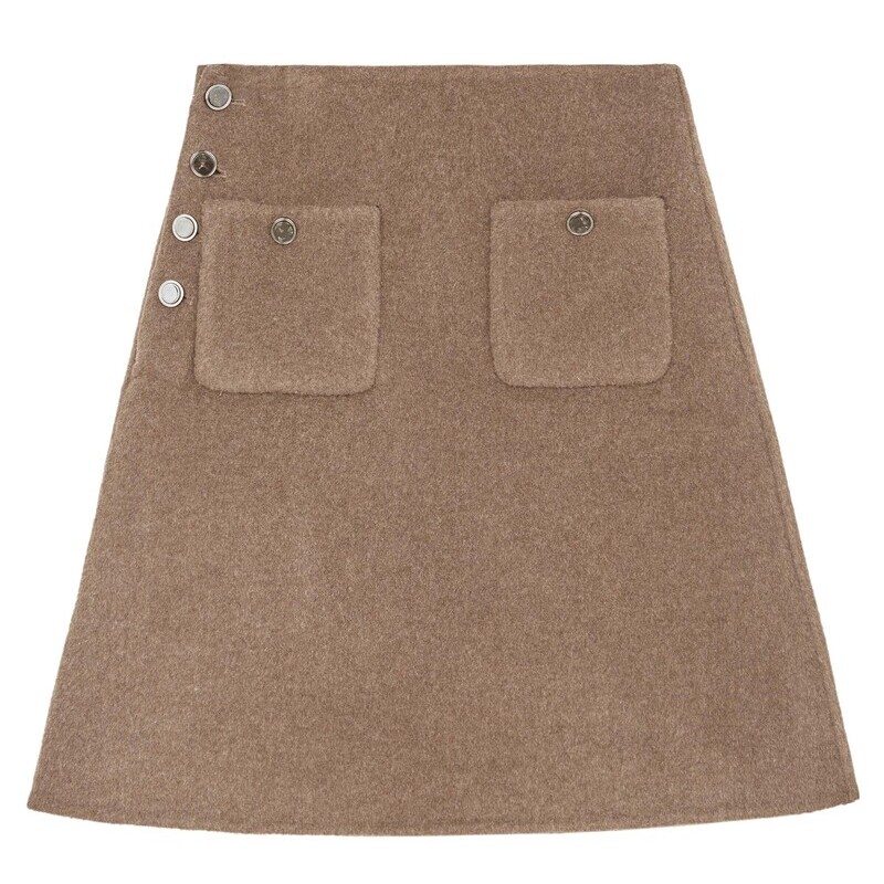 sdeer圣迪奥2024正品秋冬套装女装气质小香风格纹双面呢S233Z1306