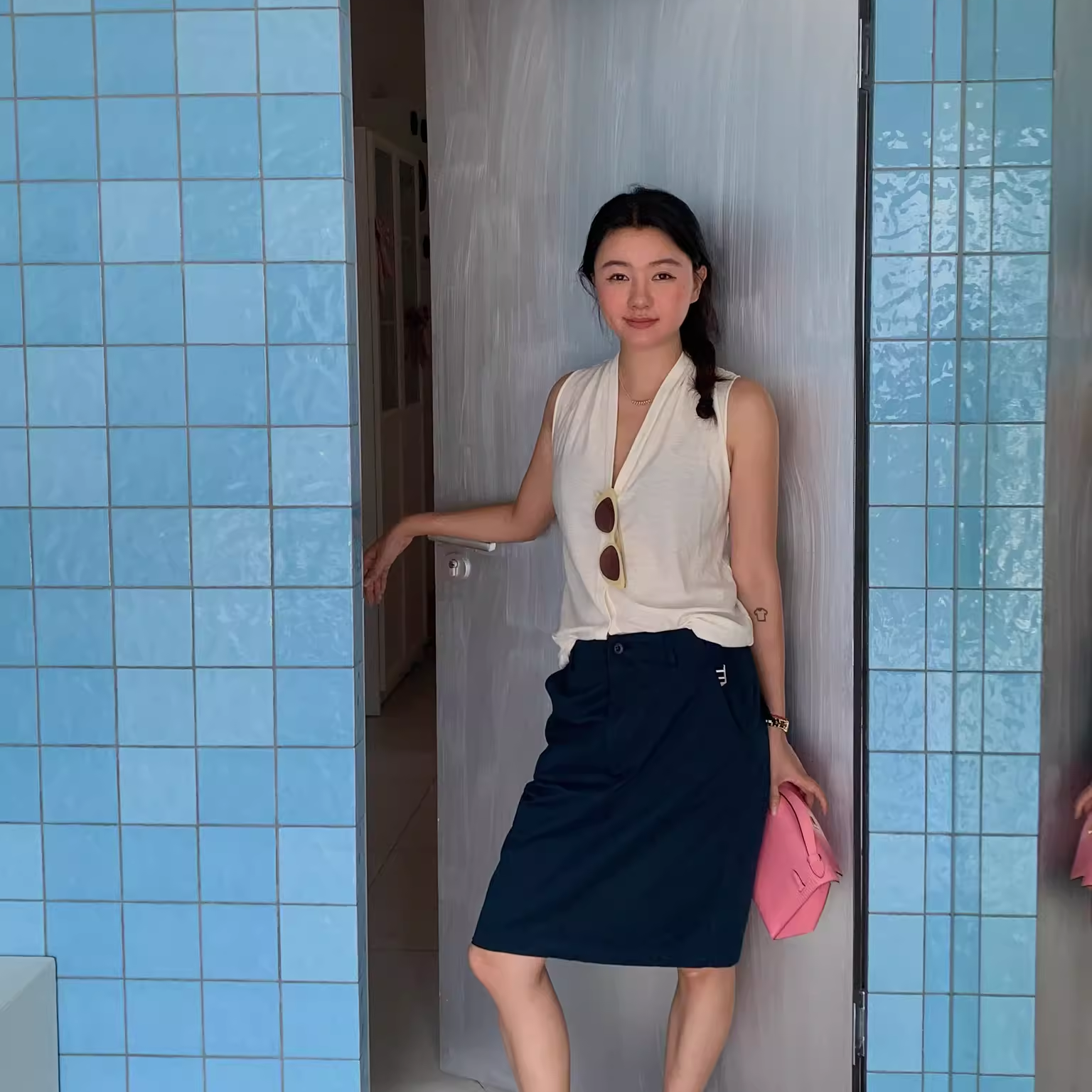 25年暑期福利【NO退NO换】V领无袖针织