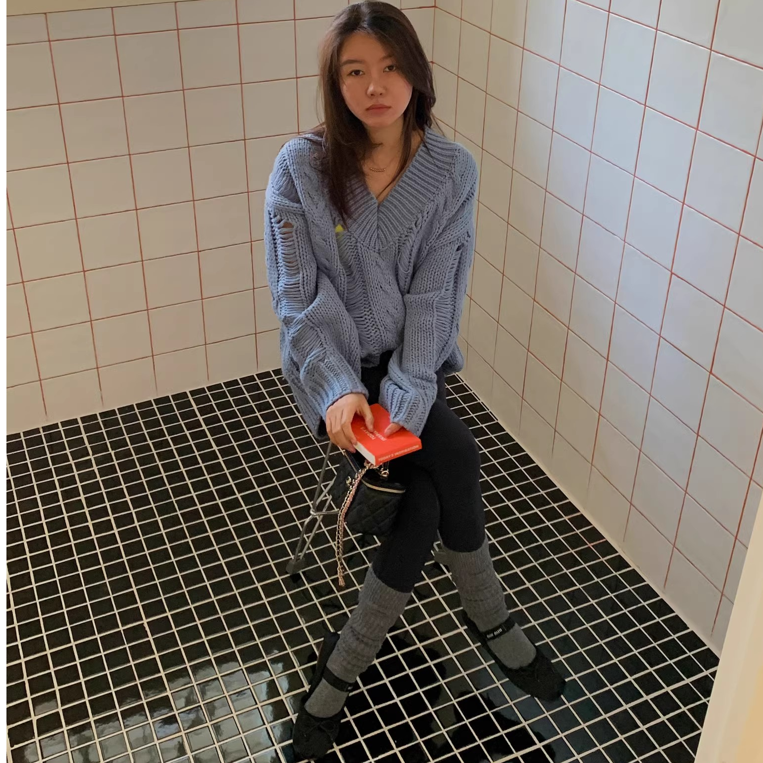 25年暑期福利【NO退NO换】大漏洞粗线毛衣