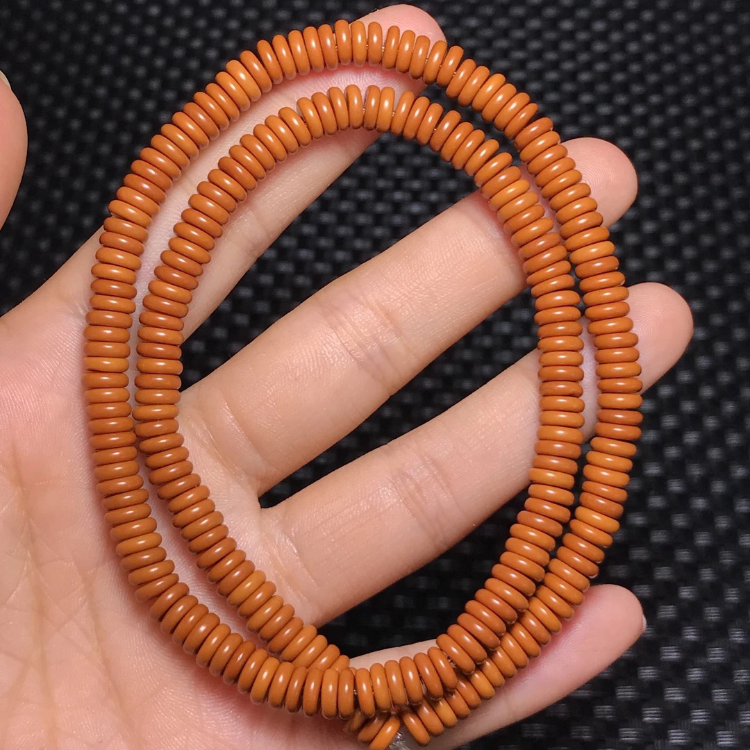 橄榄隔片手链长串橄榄核打磨文玩配饰橄榄片工艺品