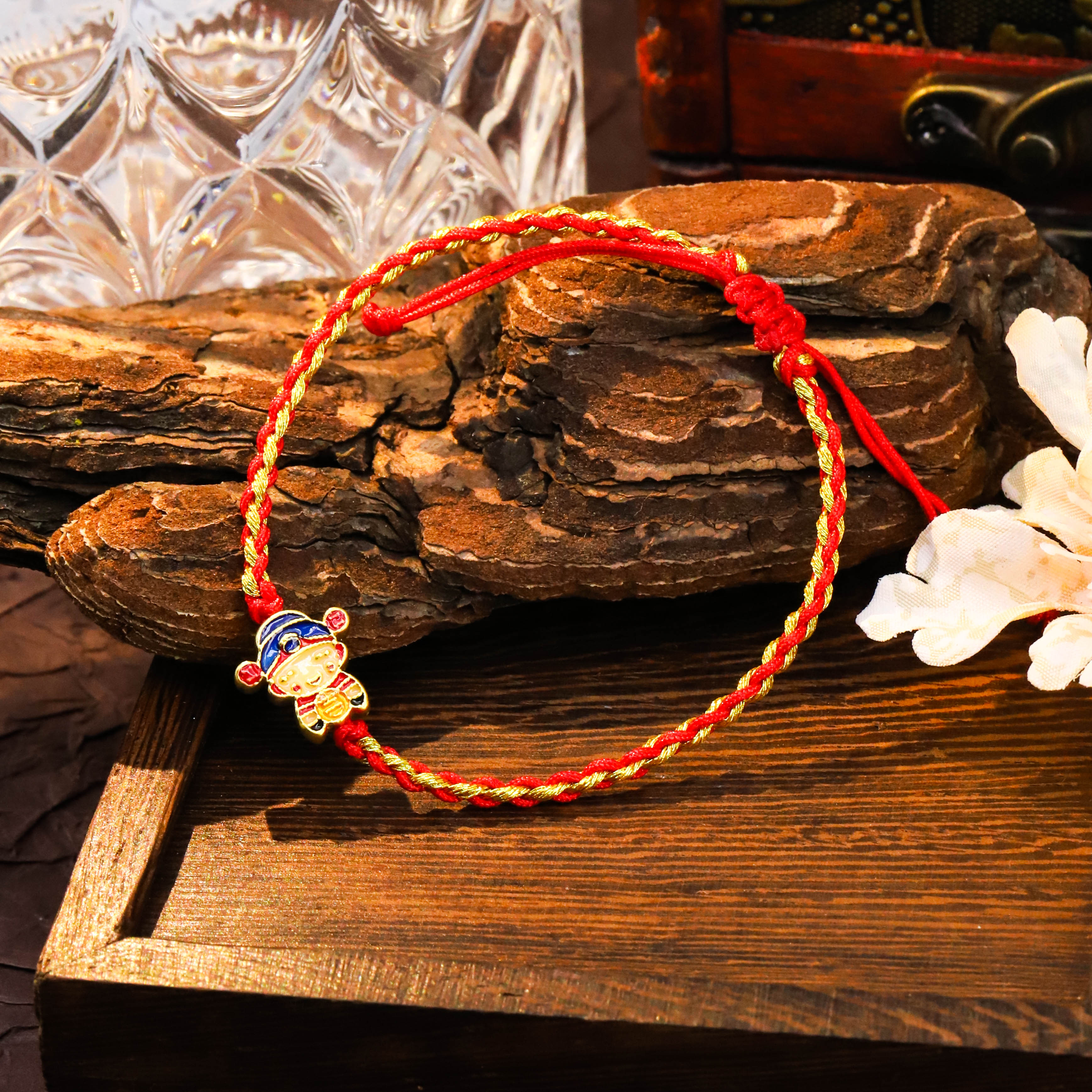 【晓韵专享】足金999投资金 小财神配件（赠编绳） HJS1437