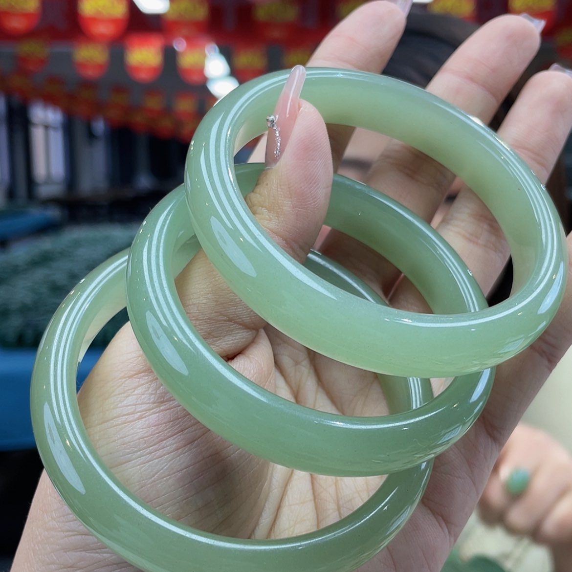 【闪购商品】石英质玉东陵玉冰料手镯多样性发货发一只未镶嵌