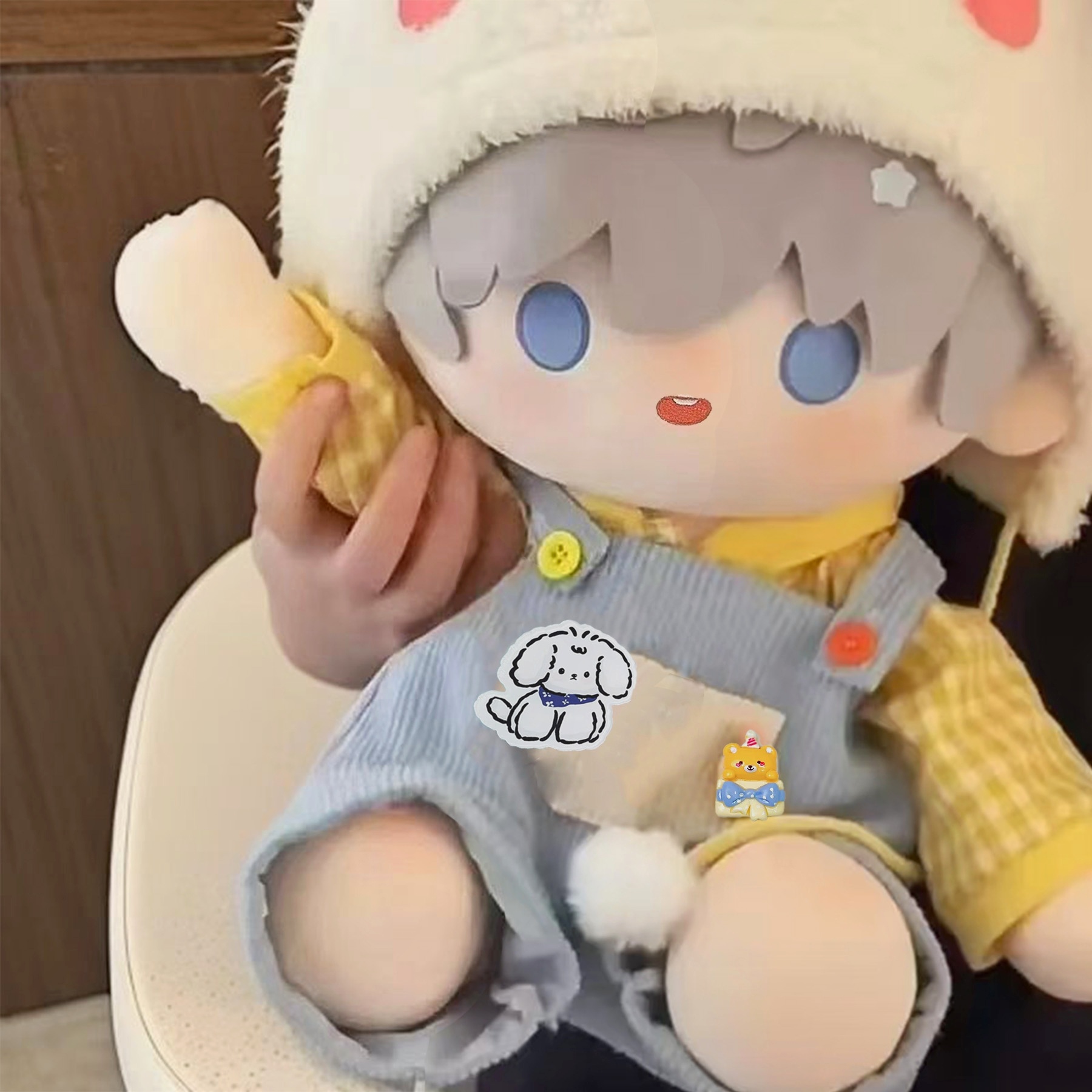 【直播间专属】40cm坐姿娃衣棉花娃娃娃衣一番赏女仆无属性现货套装