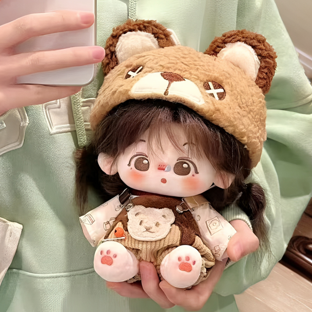 【现货】20cm棉花娃娃娃衣男娃多点套装女娃衣服换装炸毛便宜的娃衣