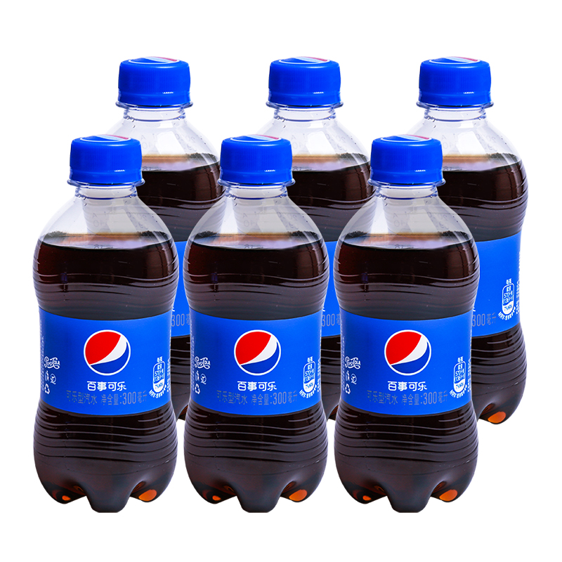 百事可乐含糖300ML*6瓶