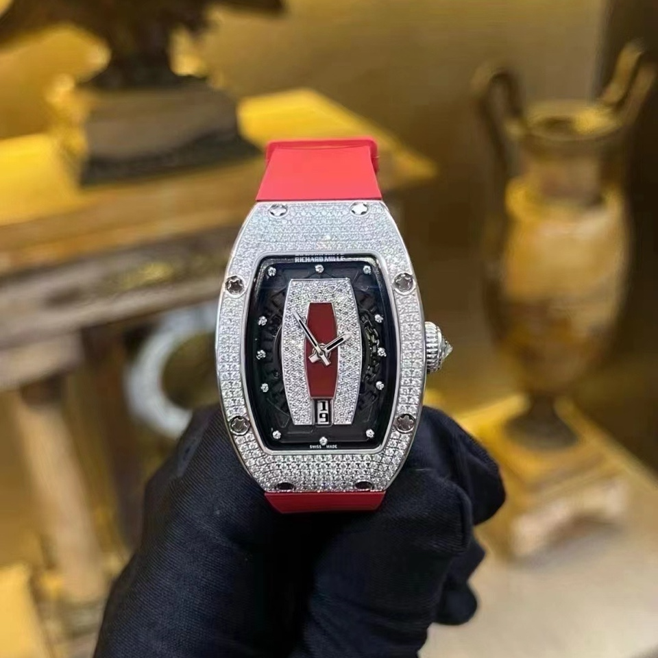 99新  宝诚奢品/理查德米勒/RM007 白金满钻/2014年