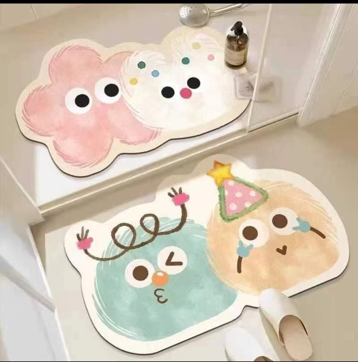 40*60硅藻泥地垫一张（默认瑕疵）