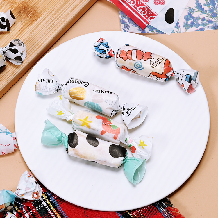 牛轧糖纸包装纸太妃糖牛扎糖果糯米纸烘培家用手工小清新创意可爱