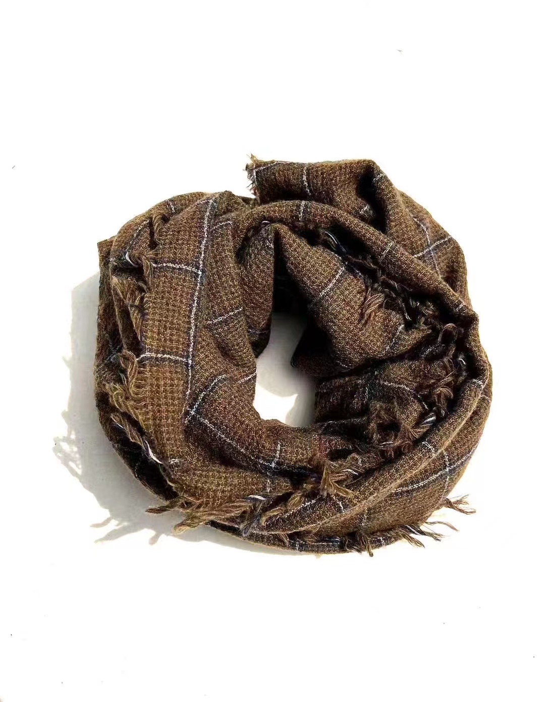 山山家-左岸迷香【围巾】Z23FW0019原创羊毛披肩秋冬保暖复古文艺