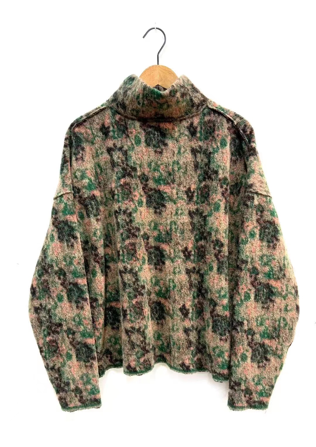 山山家-左岸迷香【套头上衣】Z23FW1011宽松休闲半高领冬季保暖时尚