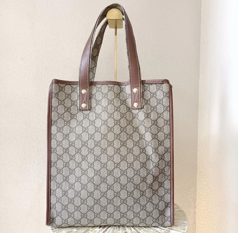 95新 GUCCI/古驰 5342 特惠品老花琴谱手提包