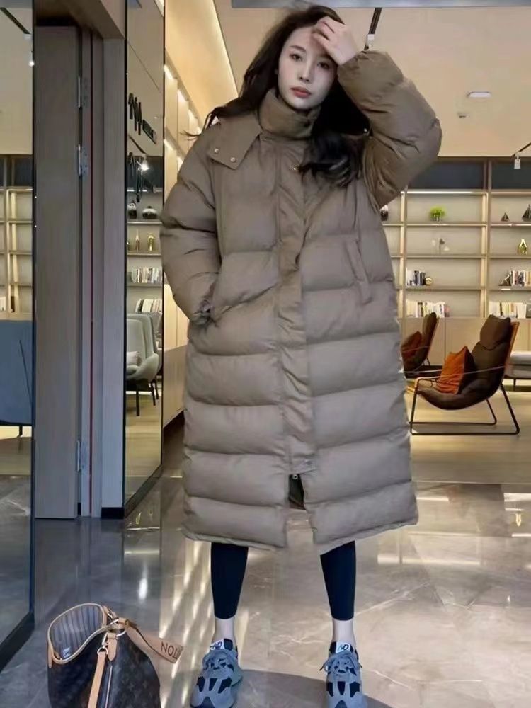 波司澄羽绒服特大码300斤胖MM加厚羽绒棉服女2023秋冬宽松连帽面