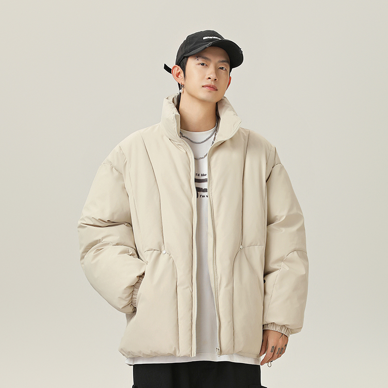 RUMMANDY简约棉服男女同款新款潮牌街头宽松冬季保暖外套情侣上衣