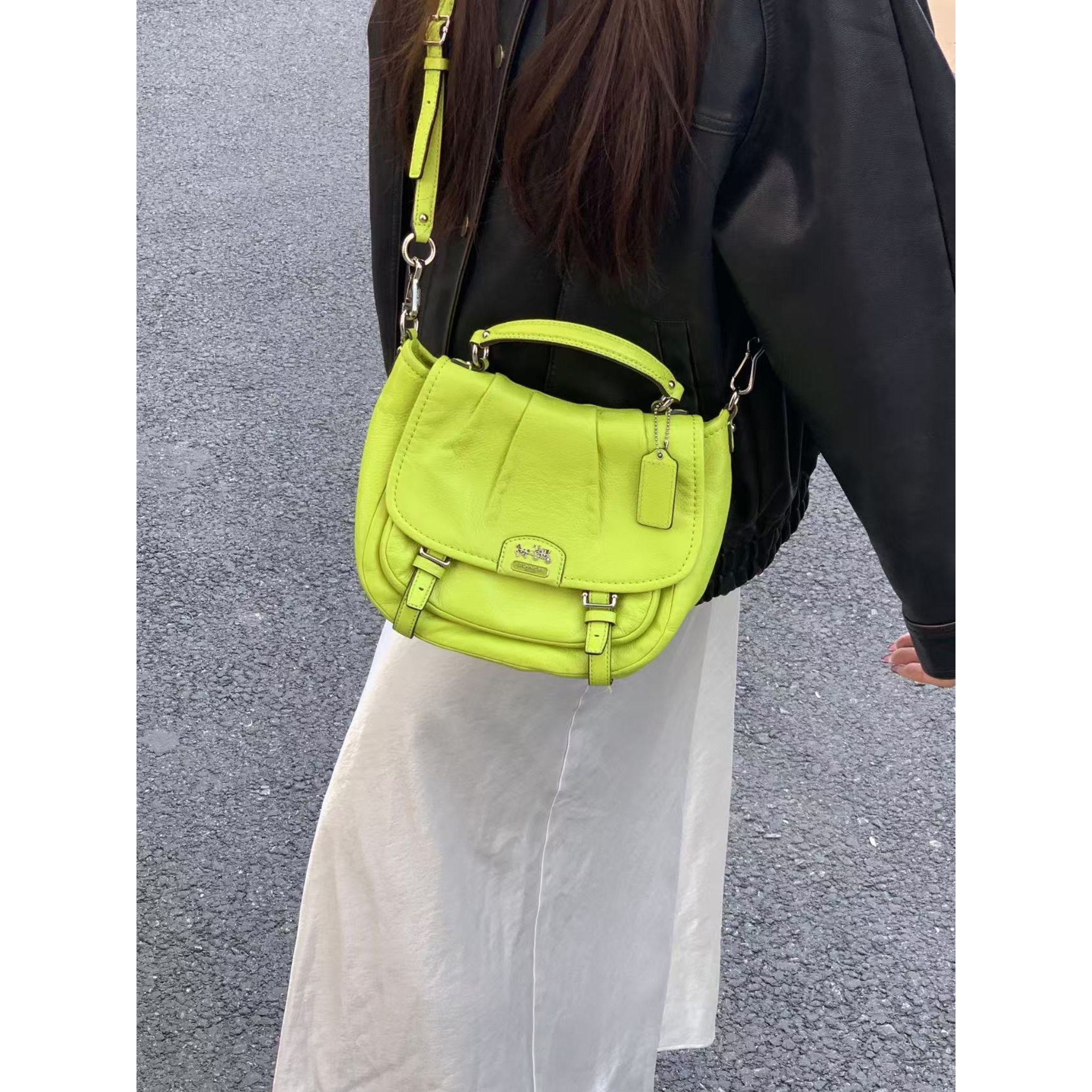 95新 COACH/蔻驰 肥肥中古/酒壶包/95新