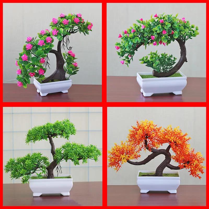 新疆包邮仿真花假花餐桌卧室客厅装饰品摆设酒柜创意摆件塑料花盆