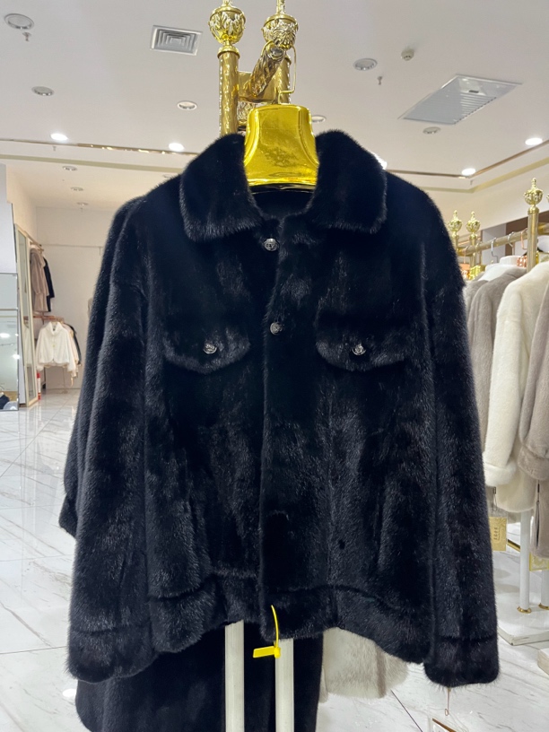 2024新款时尚休闲方领立领男士夹克保暖外套