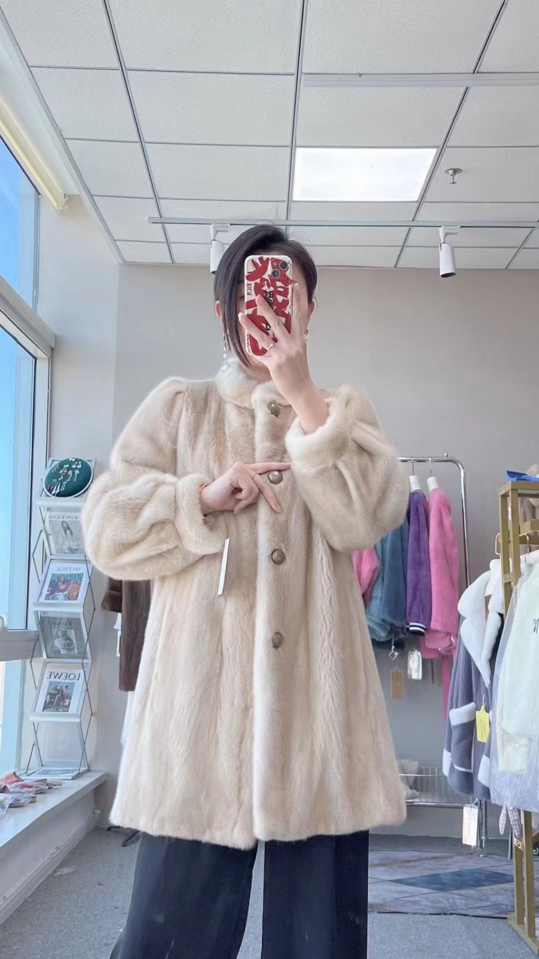 金格本色珍珠中古款女款