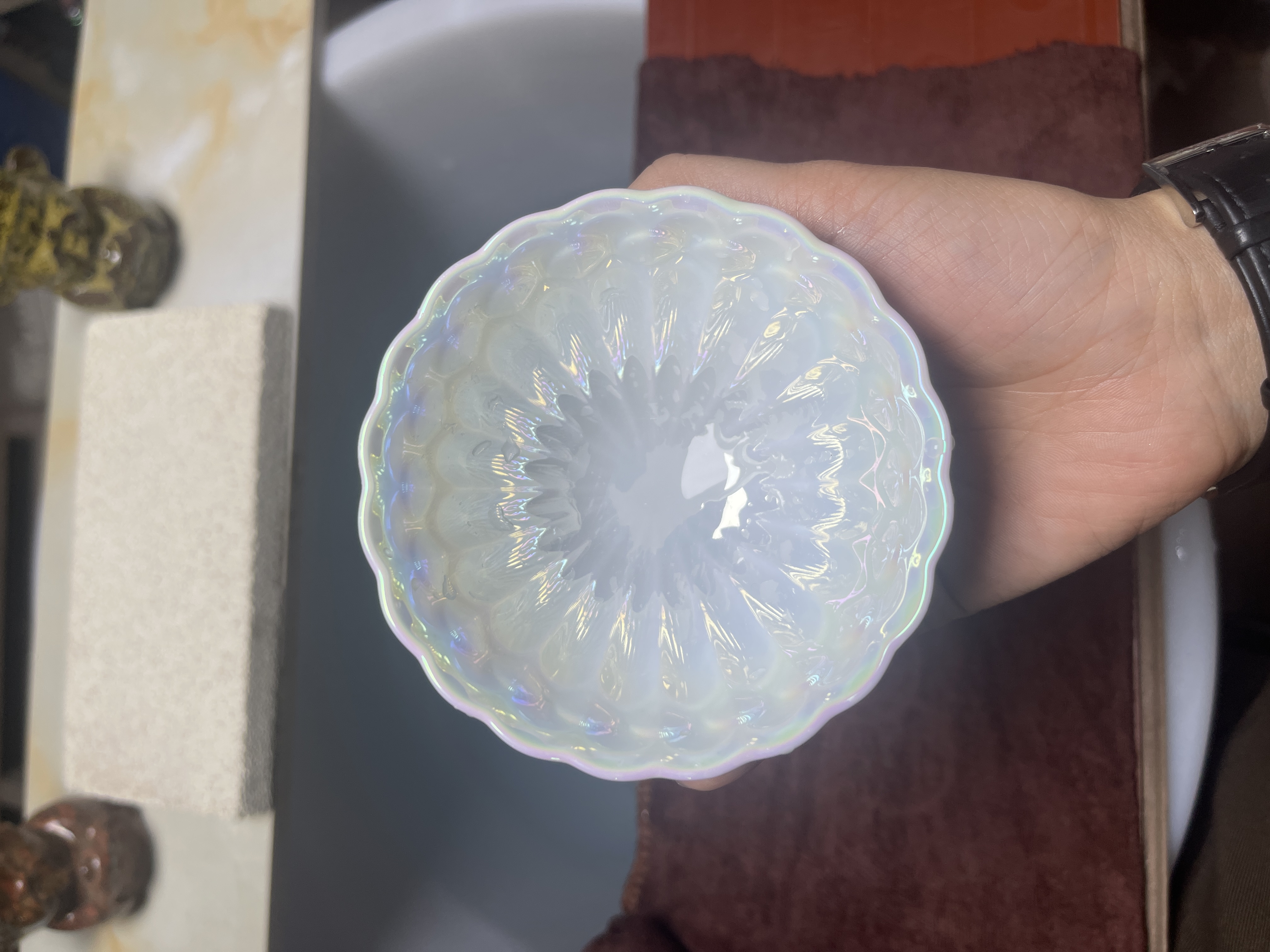 【闪购商品】彩贝白贝品茗杯茶具