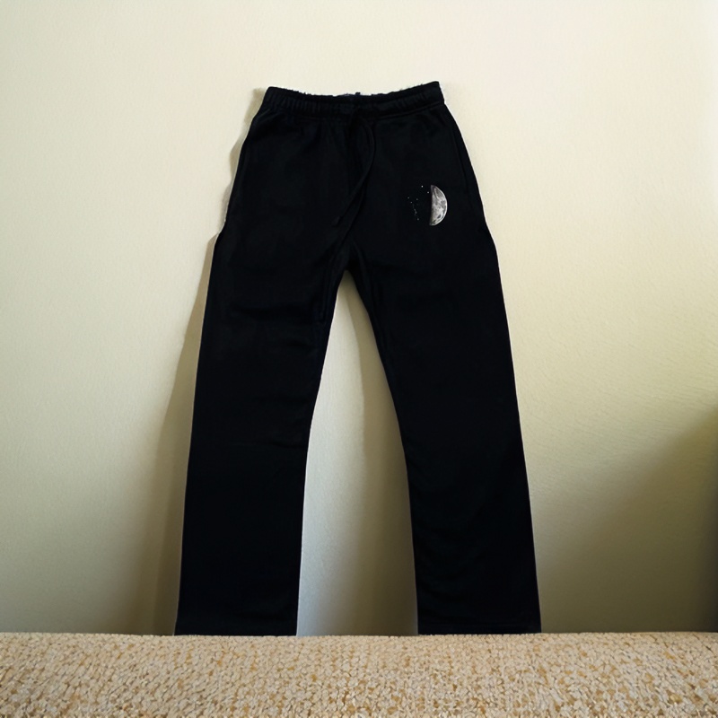  【58号链接-长裤月球】男女同款简约重磅情侣直筒百搭宽松休闲裤