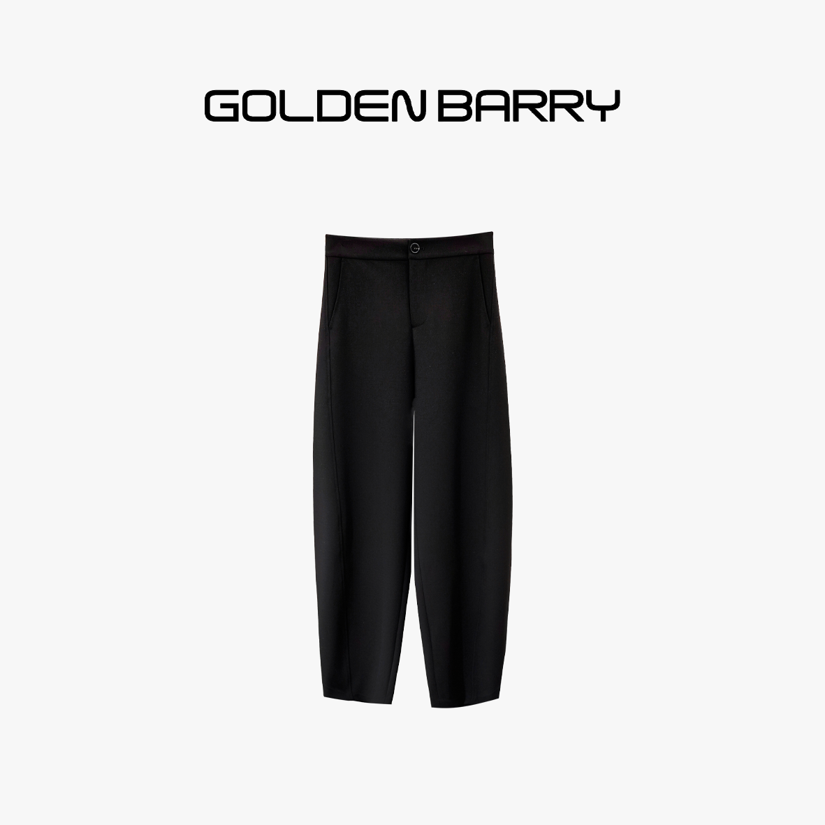 GOLDENBARRY|541156经典百搭美式镰刀西裤