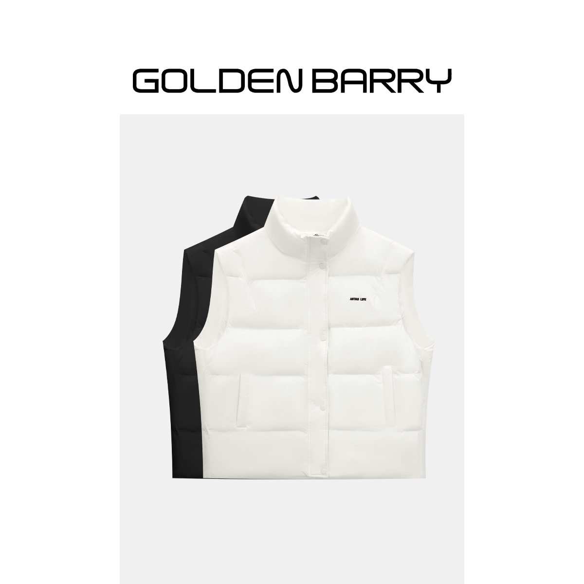 GOLDENBARRY|135010简约韩版时尚百搭休闲羽马甲