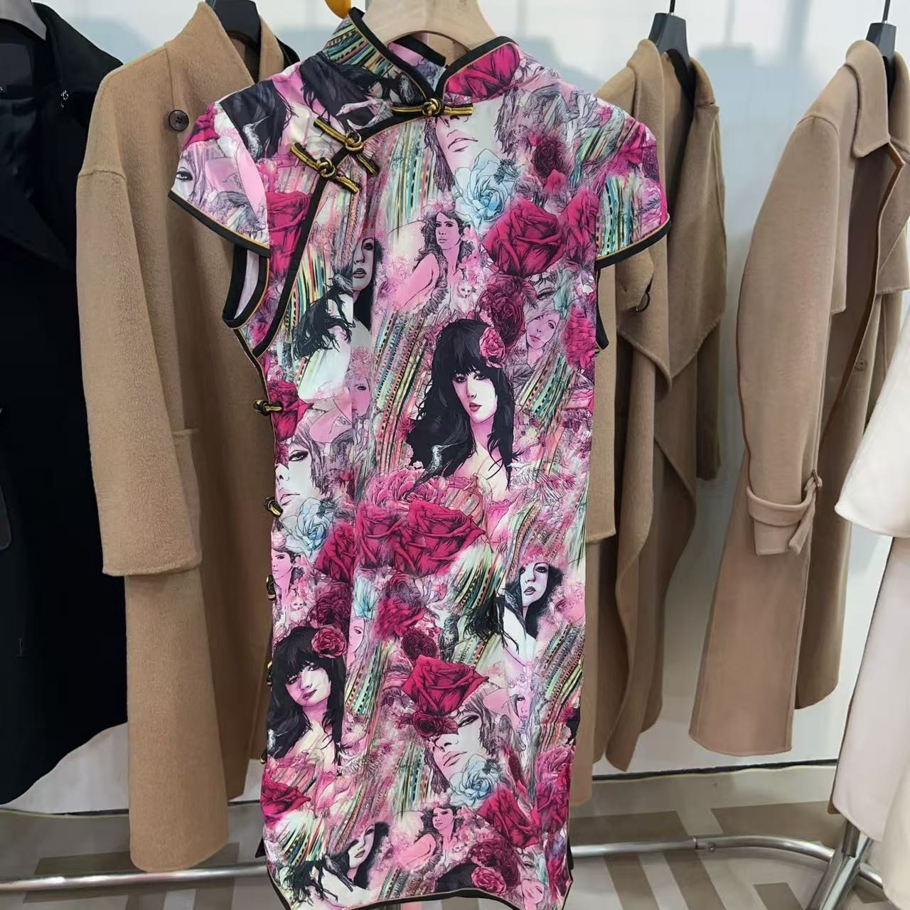 时尚百搭旗袍9552