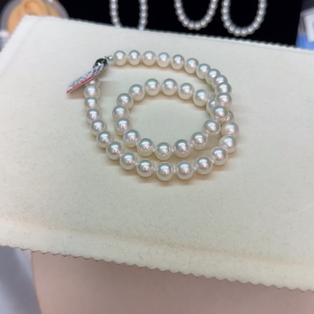 【闪购商品】淡水珍珠项链银S925镶嵌