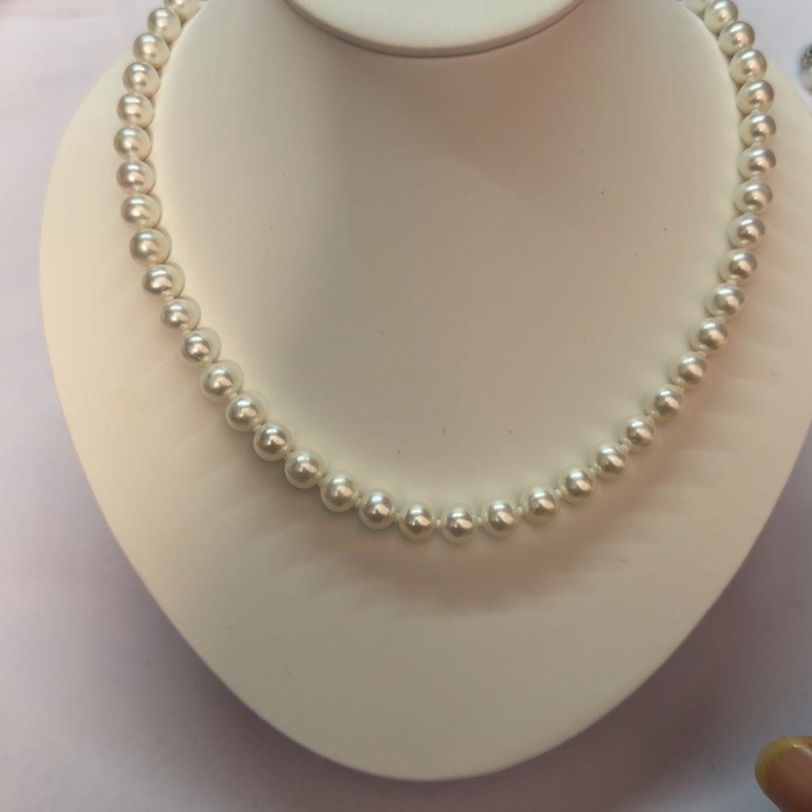 【闪购商品】淡水珍珠项链银S925镶嵌