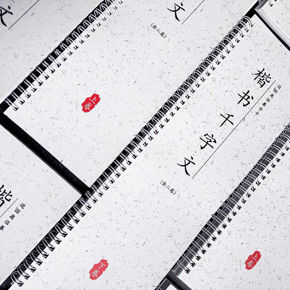 【千字文】楷书千字文9厘米格近距离临摹字卡