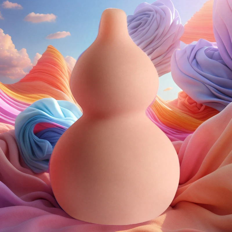 创意解压葫芦水蜜桃回弹神器硅胶柔软好玩不腻捏捏乐大人减压玩具