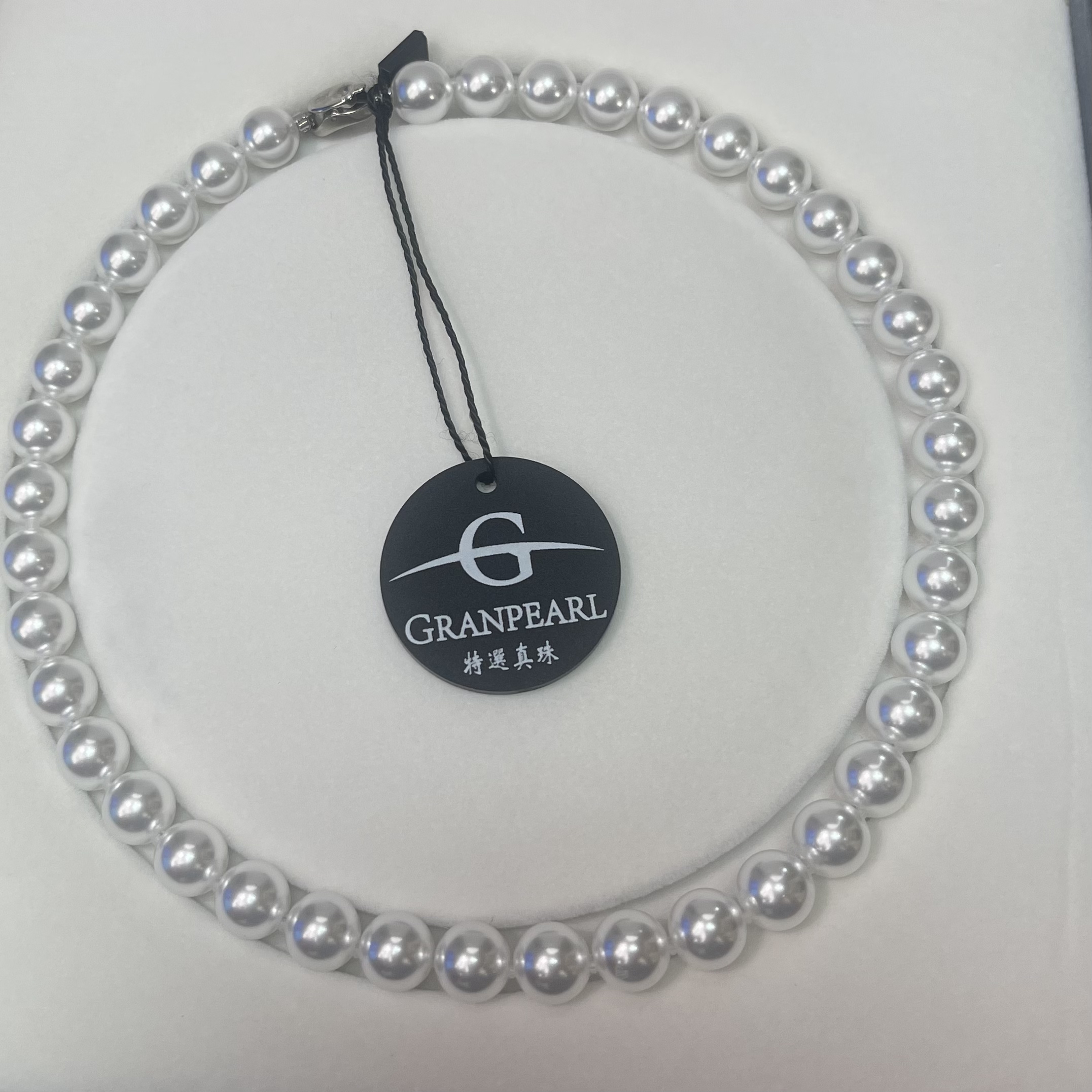 镇店之宝9.5mm-11.5mm淡水极强光正圆满串项链时尚