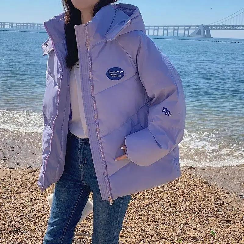 棉衣女冬季新款棉服短款韩版宽松加厚棉袄连帽面包服女装外套保暖