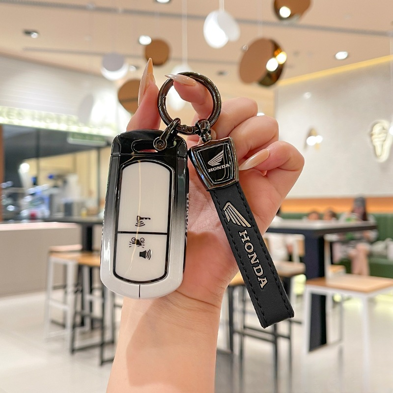 适用本田摩托车ns125la佛沙350新大洲pcx160钥匙套lead125金属壳