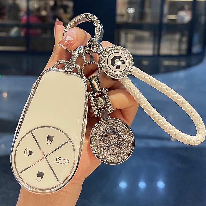 【41号】新款蔚来钥匙套es6车定制扣es8包EC6专用保护壳高档女正品